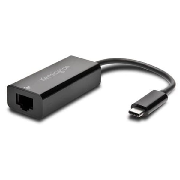 Kensington Usb-c Til Ethernet-adapter Ca1100e Sort Sort