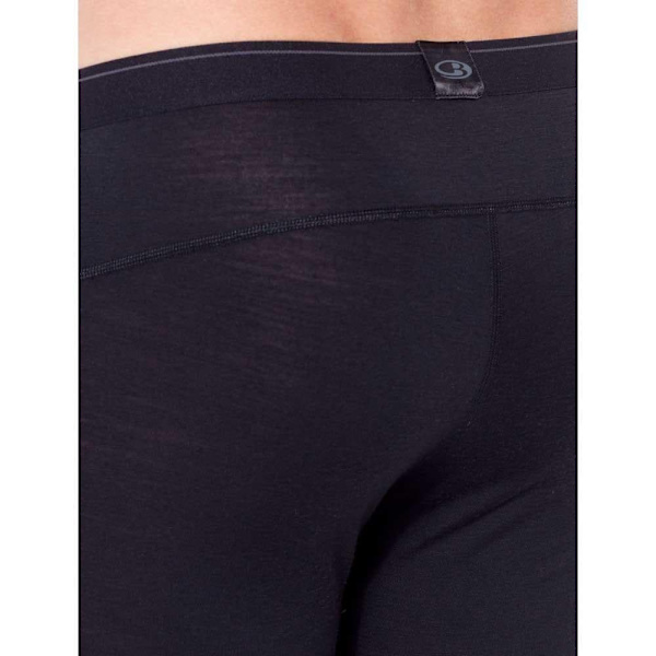 Icebreaker Leggings 200 Oasis Merino Sort XL Mand