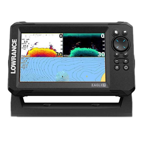 Lowrance Eagle 7´´ 83/200 Hdi Sond Svart