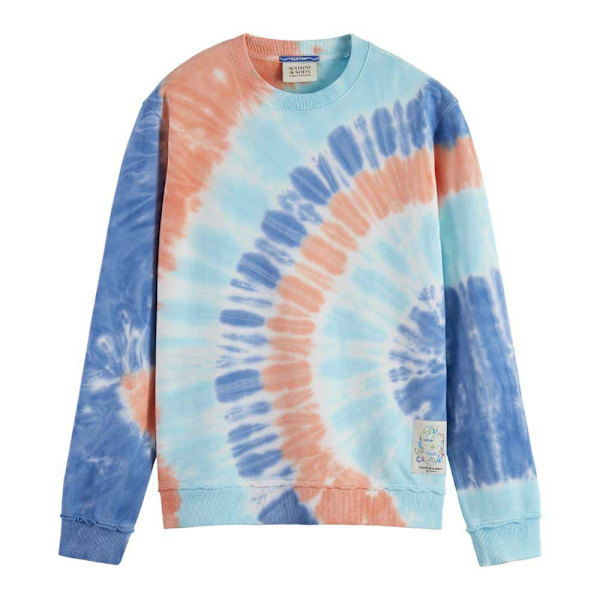 Scotch & Soda Sweatshirt Tie-dyed Flerfarvet XL Mand