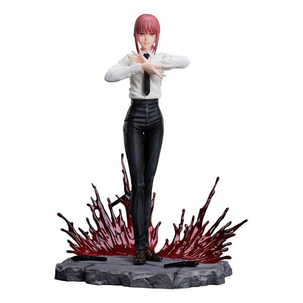Furyu Statue Pvc 1/7 Makima 25 Cm Chainsaw Man Rød