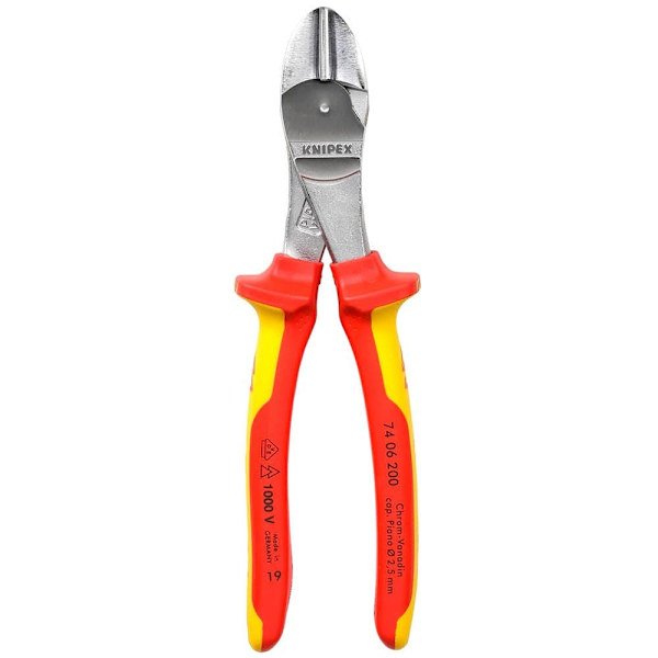 Knipex Høj Gearing Fræser Isoleret Diagonal 200 Mm