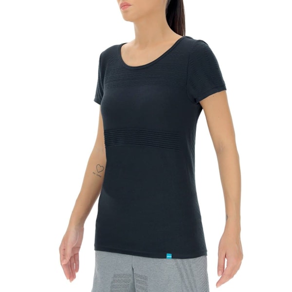 Uyn Kortærmet T-shirt Natural Training Sort XL Kvinde