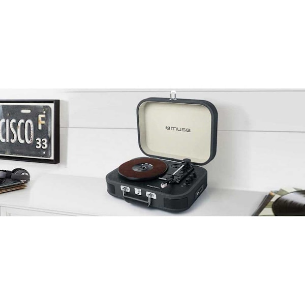 Muse Pladespiller Mt-201 Dg Sort One Size / EU Plug