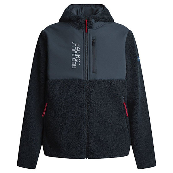 Red Bull Racing Sherpa Fleece Hybrid Hoody Jacka Blå XL Man