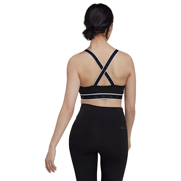 Adidas Sports-bh Powerimpact Medium-support Techfit Sort XS / AC Kvinde
