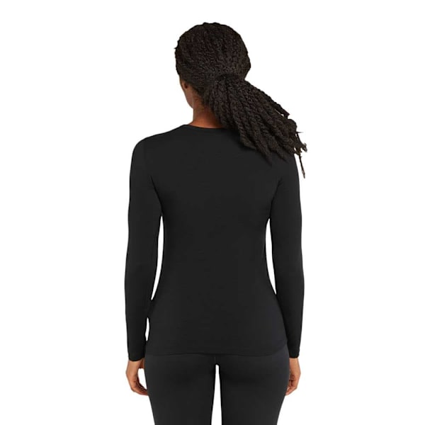 Icebreaker Merino Core Heavyweight Langærmet Baselayer Sort S Kvinde