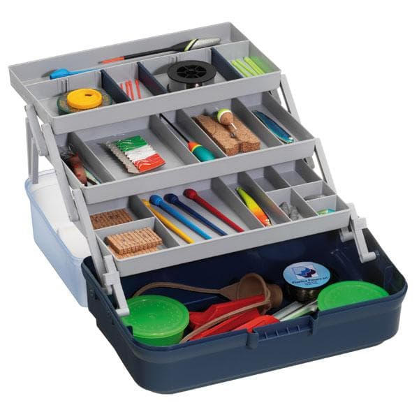 Evia Laatikko Plastic 3 Trays Musta,Harmaa 370 x 222 x 197 mm