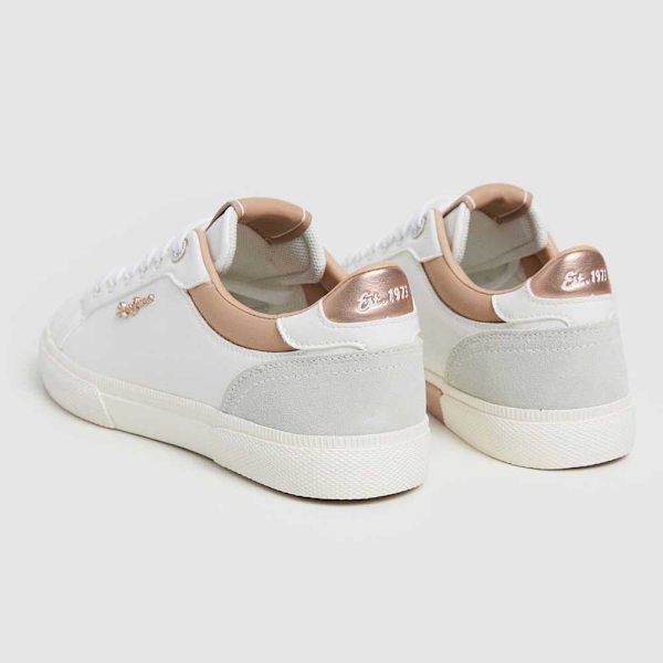 Pepe Jeans Kenton Court Sko Hvid EU 41 Kvinde