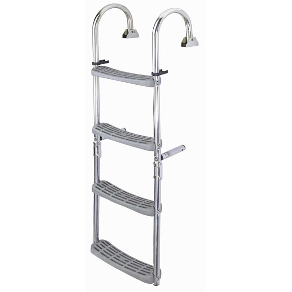 Plastimo Stainless Steel Folding Ladder 180 Crook Harmaa 3+2 Steps