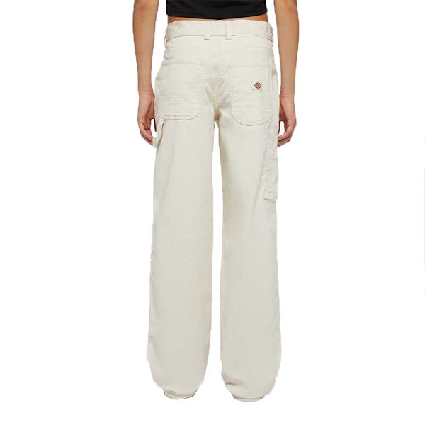 Dickies Corduroy Carpenter Byxor Vit,Grå 28 / Regular Kvinna