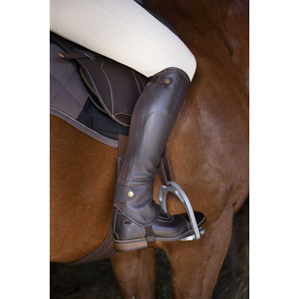 Equitheme Halva Kap Leather Soft Grönt M / Regular