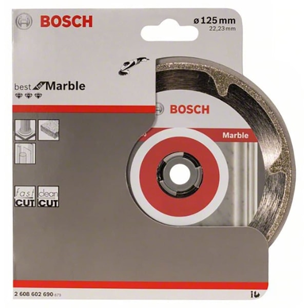 Bosch Professional Diamantskive Marmor 125x2.2x3 Mm Søvfarvet