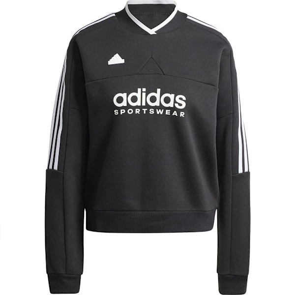 Adidas Tiro Cut 3 Stripes Fleece Sweatshirt Sort M / Regular Kvinde