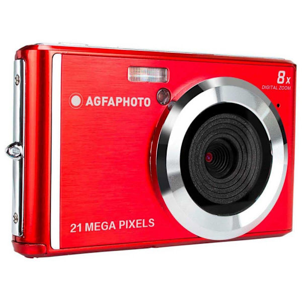Agfa Kompakti Kamera Dc5200 Punainen Punainen