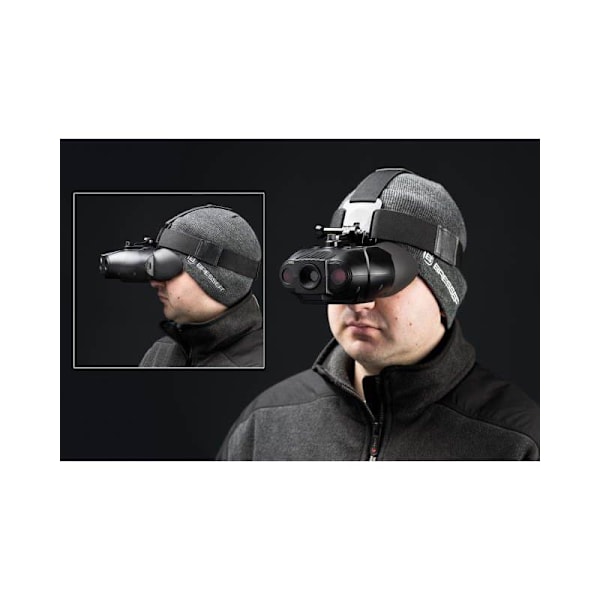 Bresser Nightvision Kikkert Digital 1x Med Hoved Monter Sort