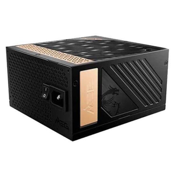 Msi Modulær Strømforsyning Ai1300p 80 Plus Platinum 1300w Søvfarvet Sort