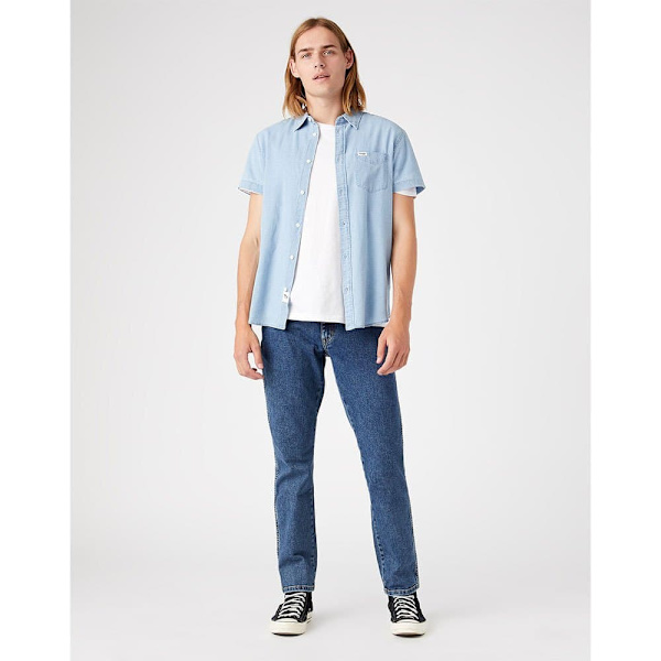 Wrangler Jeans Texas Slim Blå 38 / 34 Man