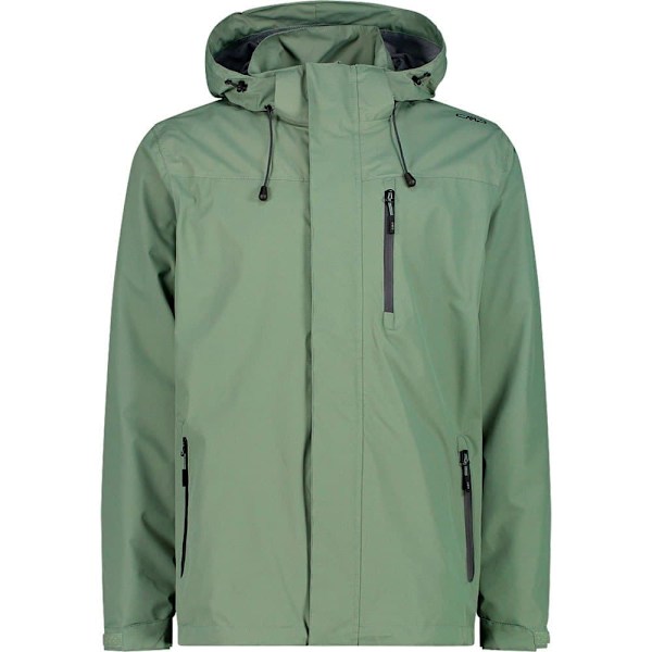 Cmp 30x9727 Rain Zip Hood Jacka Grönt 52 Man