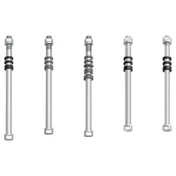 Tacx Tränare Axel E-thru 12x1.75 Mm Silver