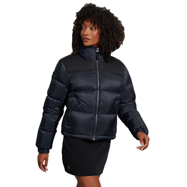 Superdry Jacka Sportstyle Code Down Puffer Blå L Kvinna