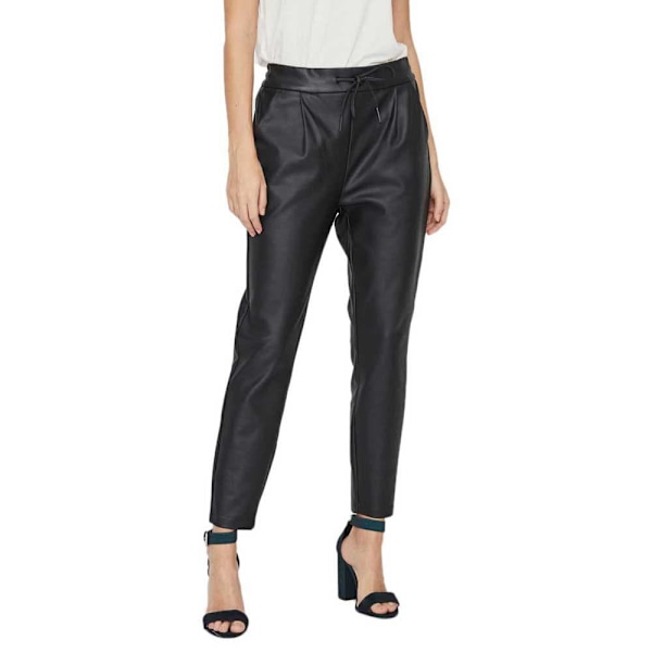 Vero Moda Normal Talje Bukser String Sort XS / 32 Kvinde