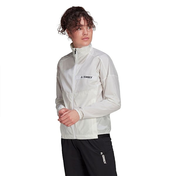 Adidas Jacka Mt Windbreaker Vit L Kvinna