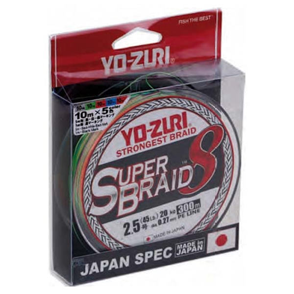 Yo-zuri Punos Super 8x 300 M Monivärinen 0.240 mm