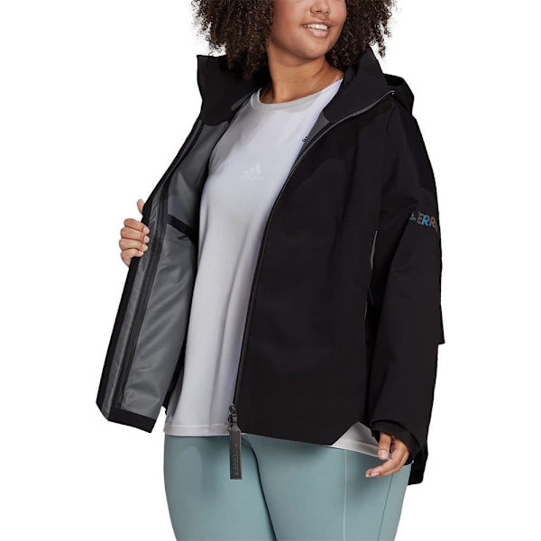 Adidas Jakke Myshelter R.r Big Sort 4X Kvinde