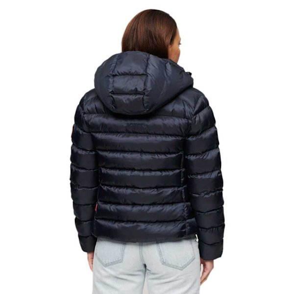 Superdry Fuji Quilt Padded Jakke Sort XL Kvinde
