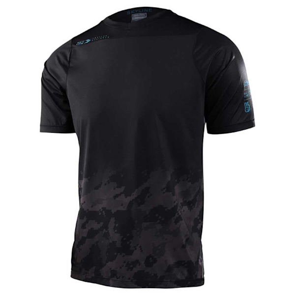 Troy Lee Designs Kortærmet Enduro Trøje Skyline Sort XL Mand
