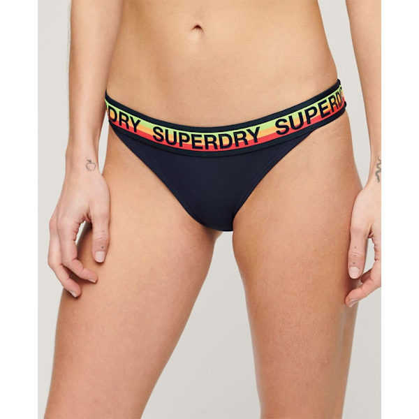 Superdry Logo Classic Bikini Botten Blå S Kvinna