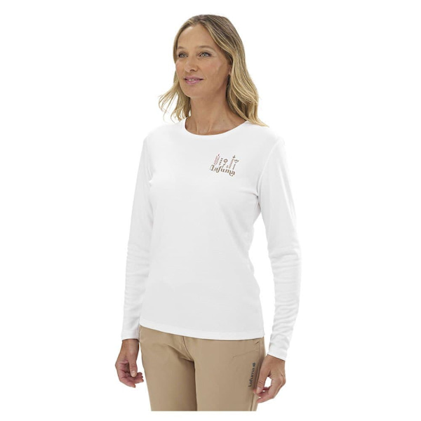 Lafuma Shield T-shirt Med Lange ærmer Hvid L Kvinde