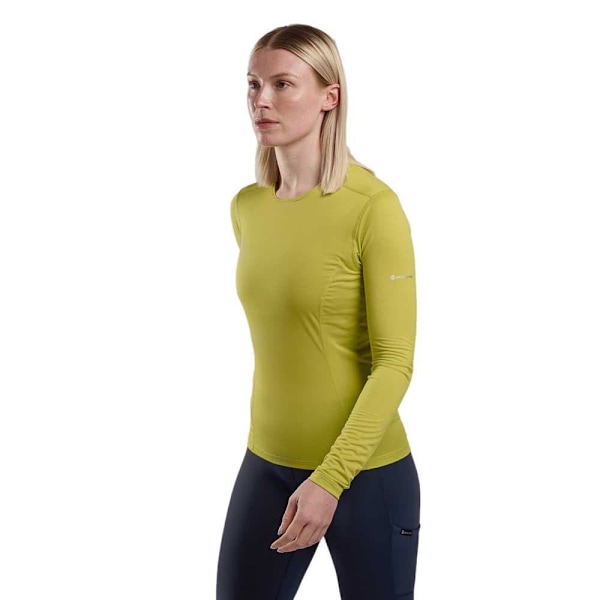 Montane Dart Lite T-shirt Med Lång ärm Gul S Kvinna