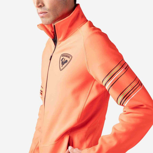Rossignol Full Dragkedja Fleece Classique Hero Clim Orange XL Man