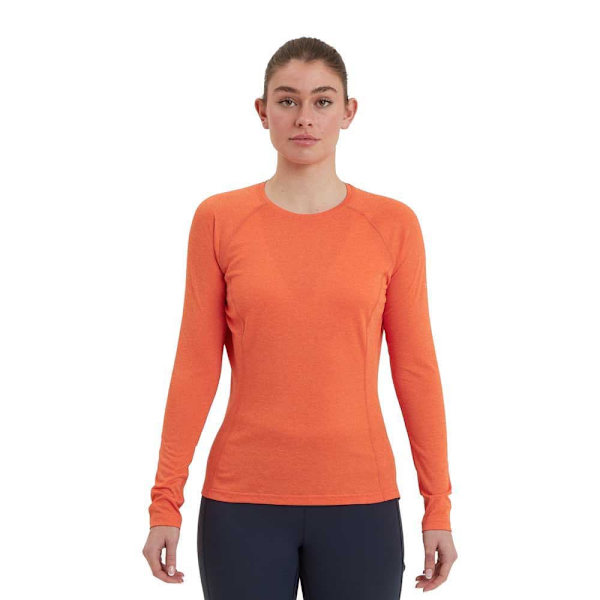 Montane Dart Pitkähihainen T-paita Oranssi M Nainen