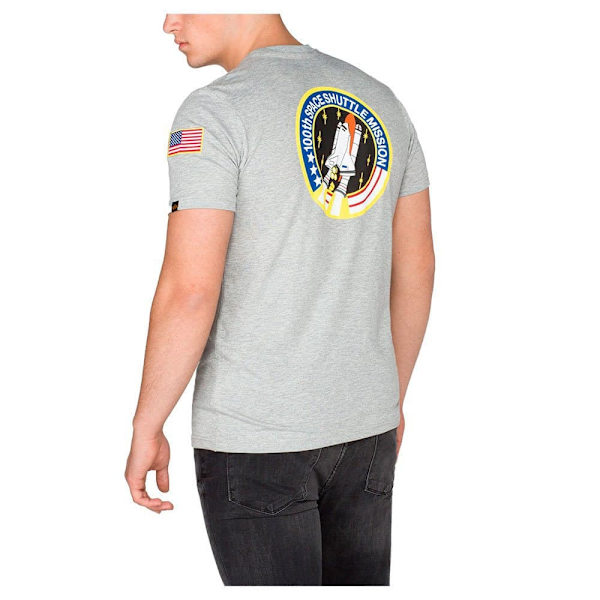 Alpha Industries Space Shuttle T-shirt Med Korte ærmer Grå L Mand