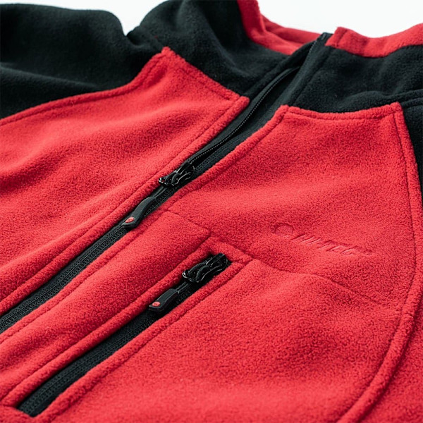 Hi-tec Full Dragkedja Fleece Monar Röd XL Man
