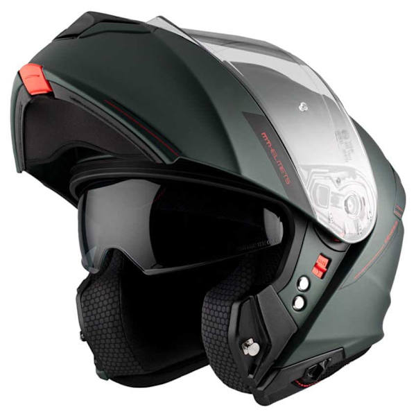 Mt Helmets Genesis Sv Modulær Hjelm Sort XL