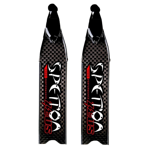 Spetton Cx Zeus Carbon Quattro Harpunfiskefinner Sort EU 36-37