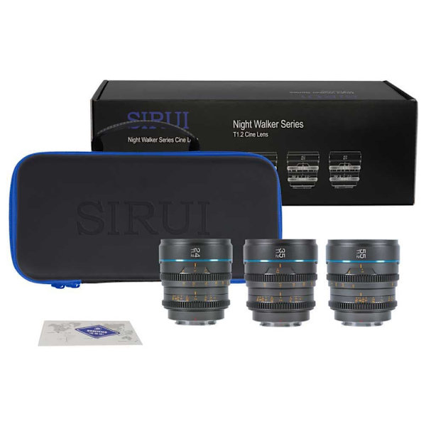 Sirui Optical Linse Kit Nightwalker 24-35-55 Mm 1.2 X
