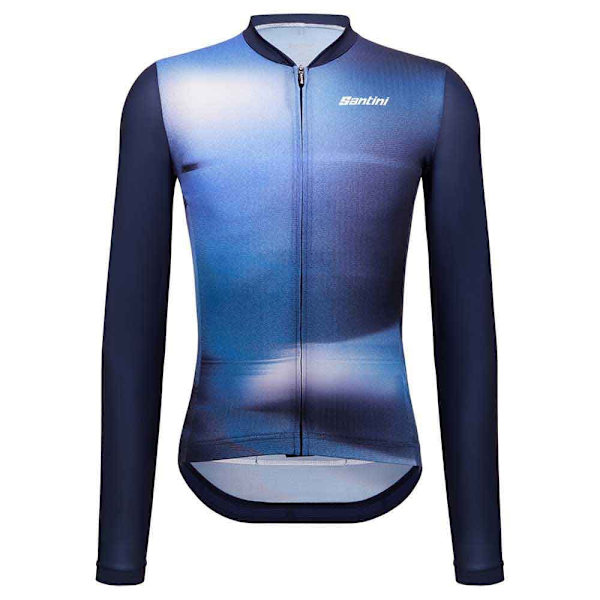 Santini Ombra Eco Sleek Pitkähihainen Trikoo Sininen XS Mies