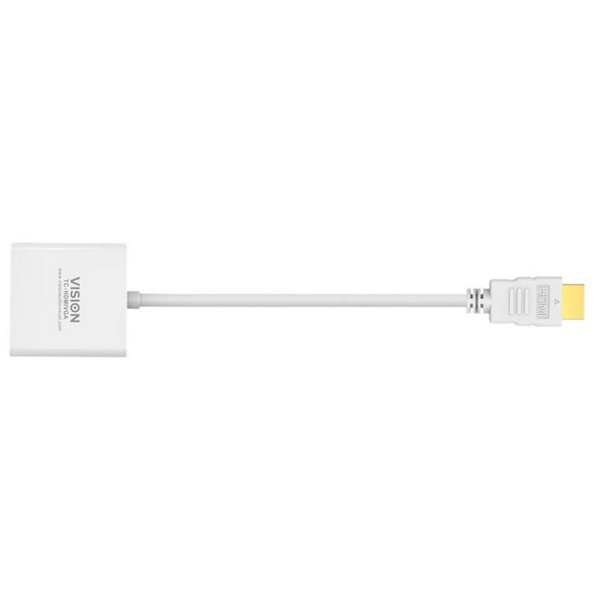 Vision Adapter Techconnect Hdmi-vga M/f 23 Cm Hvid