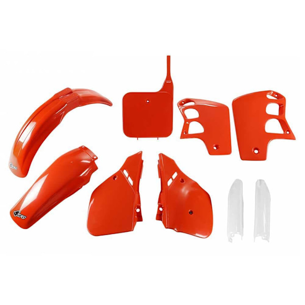 Ufo Plastsæt Honda Cr 500 1989-1990 Hokit091f-121 Fork Protectors &