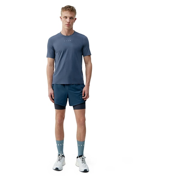 Born Living Yoga Seo T-shirt Med Korta ärmar Blå M Man