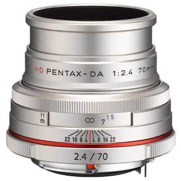 Pentax Teleobjektiv Da Al Ltd Hd 70 Mm F/2.4 Silver
