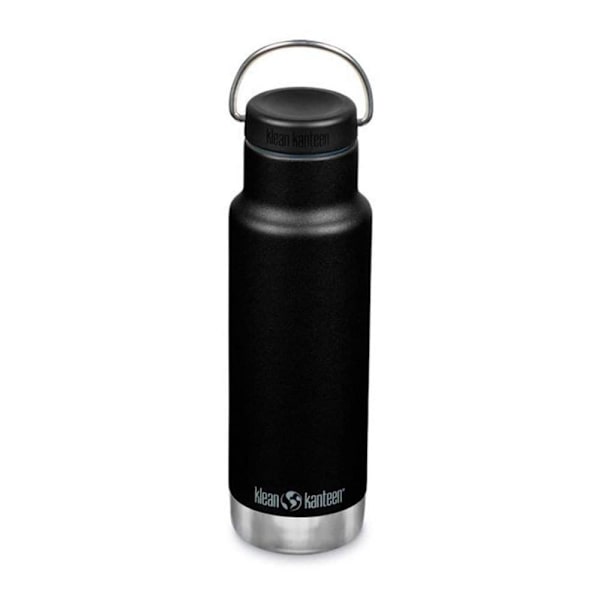 Klean Kanteen Rustfri Stål Flaske Insulated Classic 532ml Løkke Kasket Sort