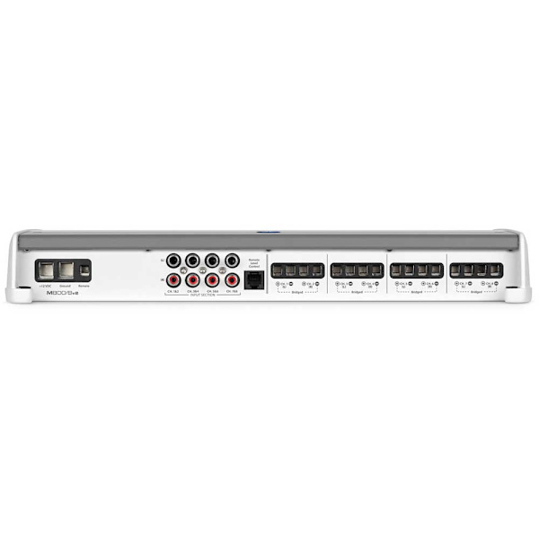 Jl Audio Forstærker M800/8v2-24v 8 Kanal 24v Hvid,Grå 800W