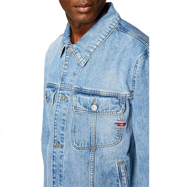 Diesel Denimjakke Barcy Blå L Mand