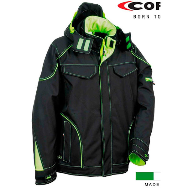 Cofra Huppari Softshell-takki Tecka Musta 62